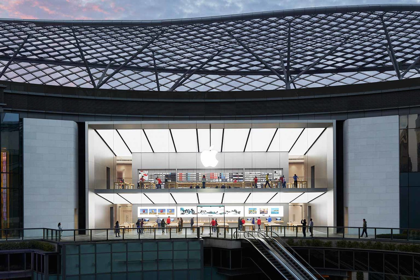 深圳益田假日广场苹果店景观 Apple Store Shenzhen Yitian Holiday Plaza by SWA - 灵感邦 ...
